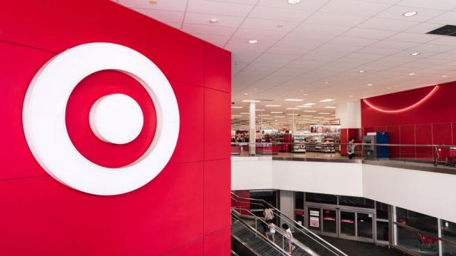 Target logo inside store