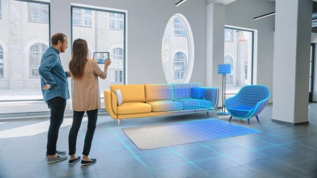 augmented reality helps shoppers see furniture in their home