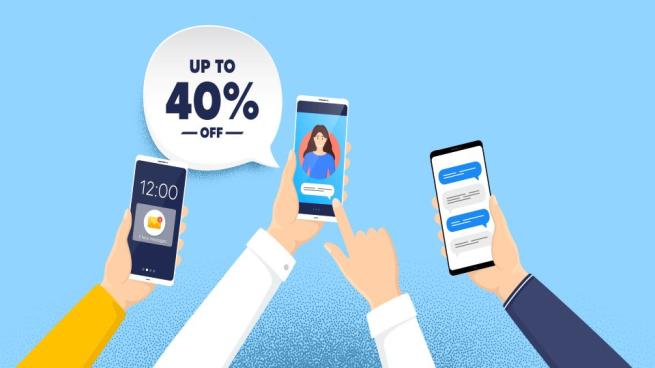 Using SMS to promote new retail deals